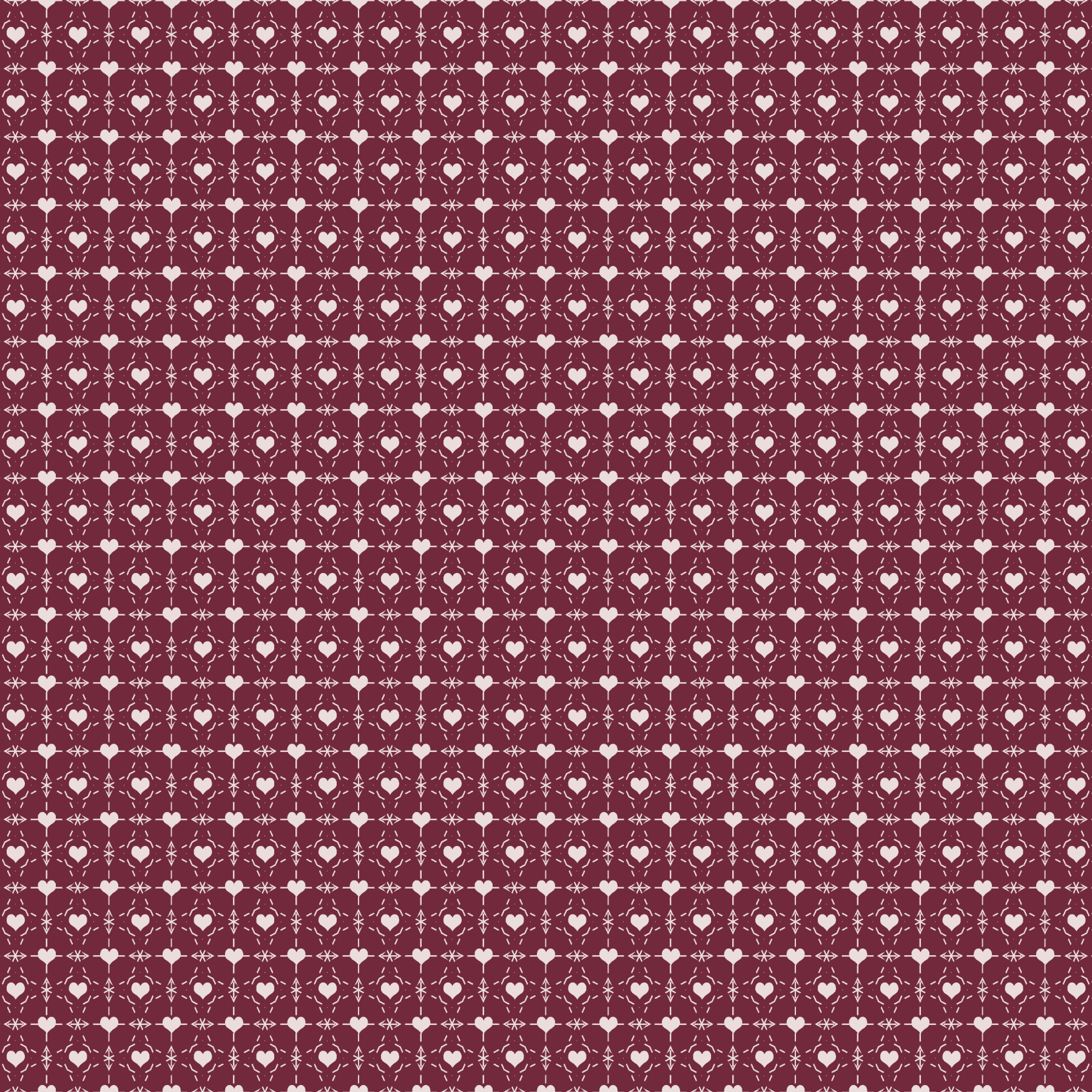 LPL Burgundy Hearts Pattern Acrylic Sheets - CMB Pattern Acrylic
